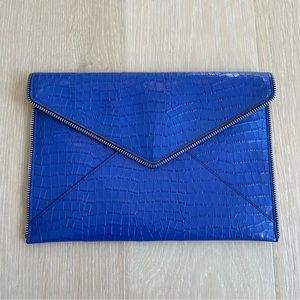 Rebecca Minkoff Leo Croc Envelope Clutch